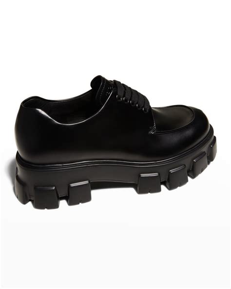 prada dorby shoes|prada monolith derby shoes.